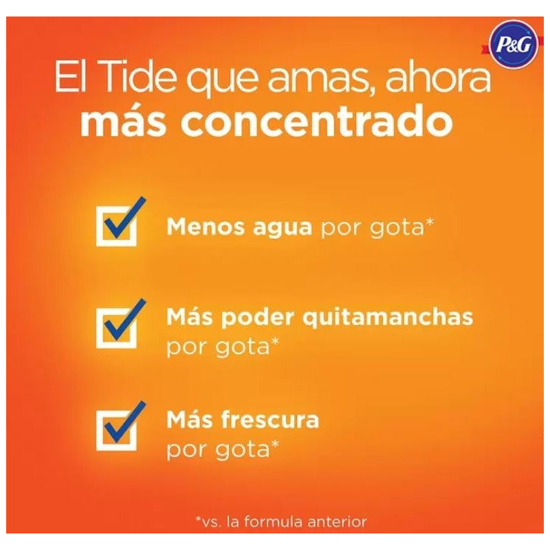 Detergente Para Ropa Líquido Tide Clean Breeze Antibacterial Botella