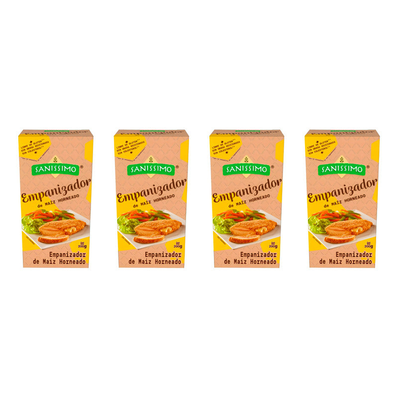 Empanizador De Maíz Hornedo Sanissimo 4 Piezas De 200gr