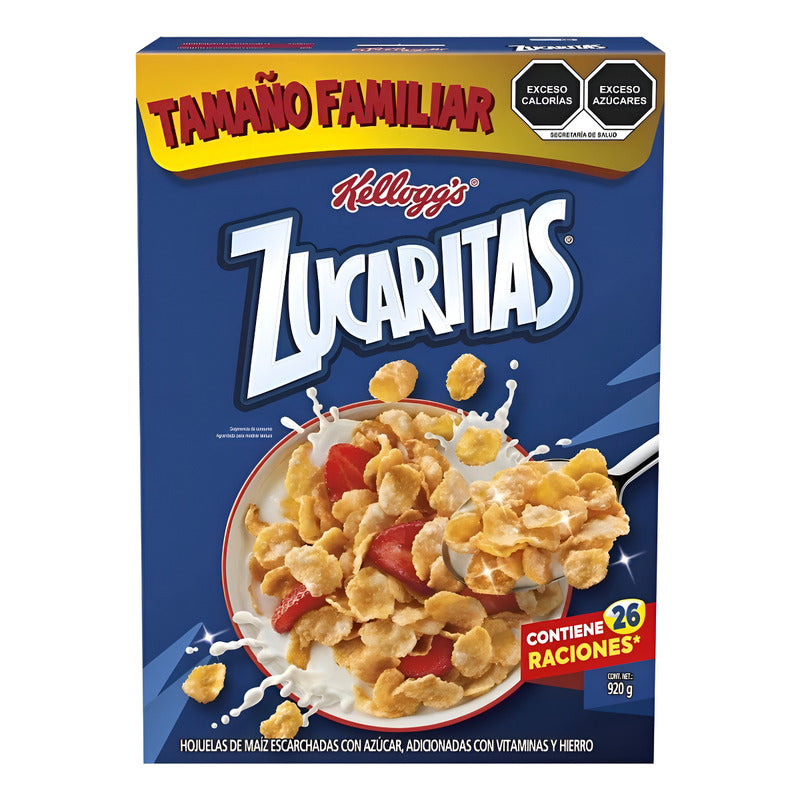 Cereal Zucaritas Kellogg's 920g Tamaño Familiar