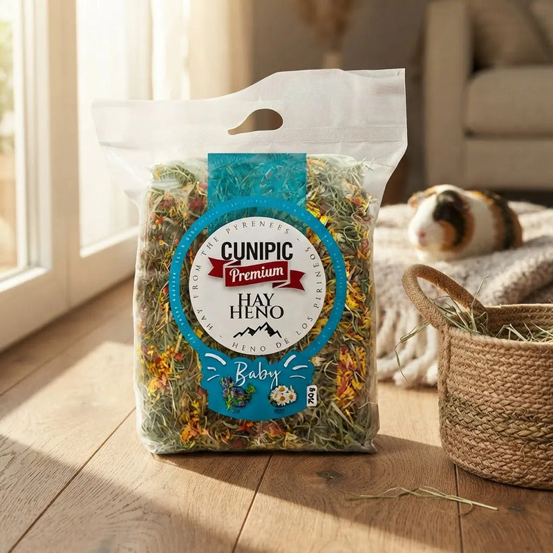 Cunipic Heno Premium Pirineos Para Conejo Junior, 700 G