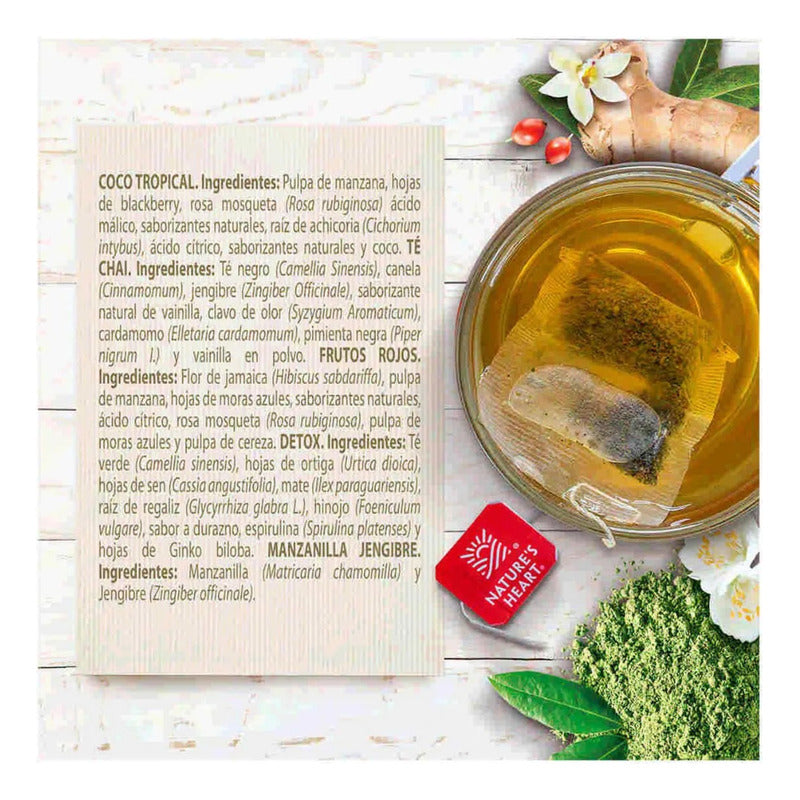 Té Surtido Natures Heart Fruit 35g