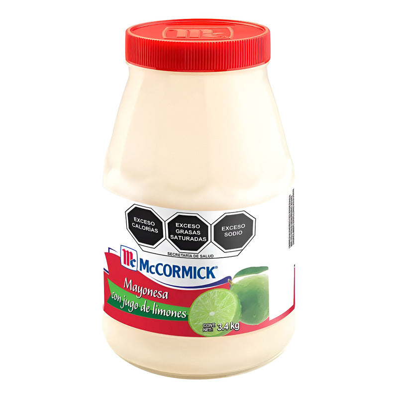 Mayonesa Mccormick Con Jugo De Limones 3.4 Kilos La Más Grande