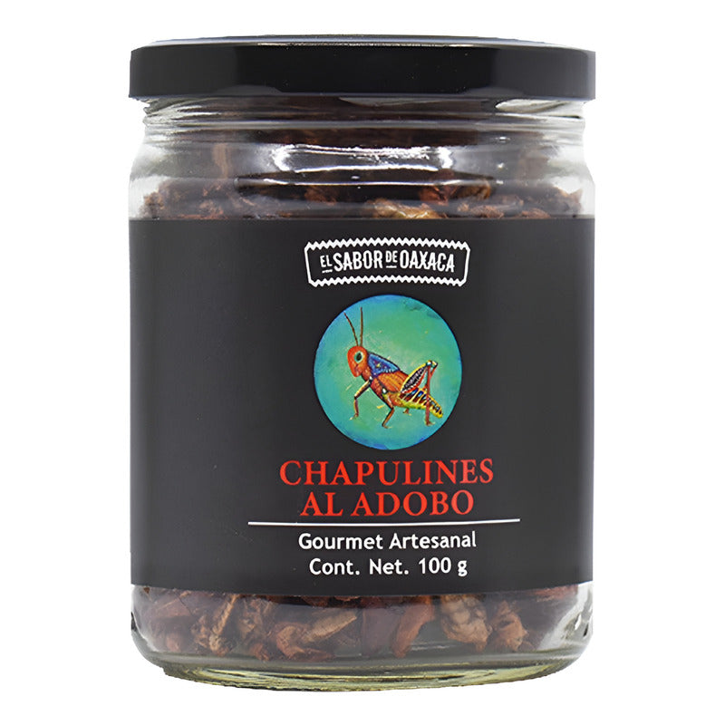 Chapulines Al Adobo El Sabor De Oaxaca 100g Adobados