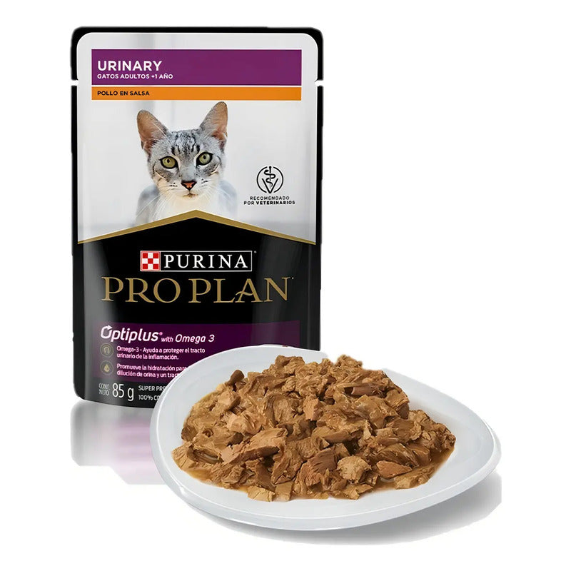 Comida Gato Adulto Los Tamaños Sabor Pollo En Salsa De 85 G