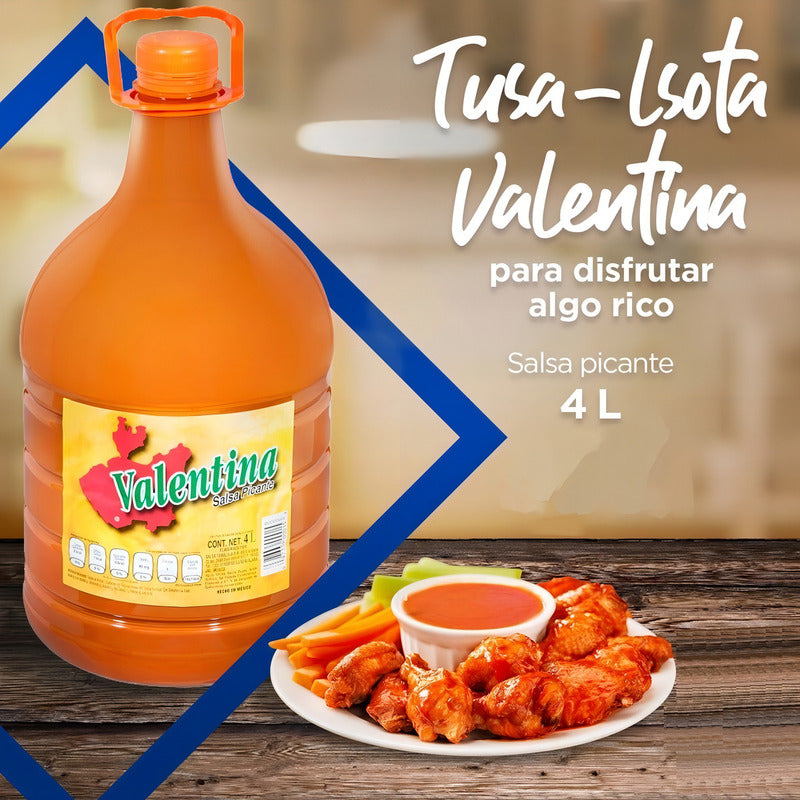 Salsa Picante Tamaño Familiar Valentina 4 L