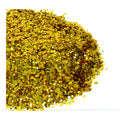 Diamantina Del #1 Amarillo Metalico De 1mm 3 Piezas De 50gr Amarillo