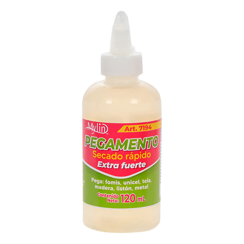 Pegamento Secado Rapido 120ml Transparente