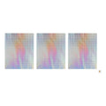 Papel Holográfico Diseño Olas Color Plata 40x50cm 15pz
