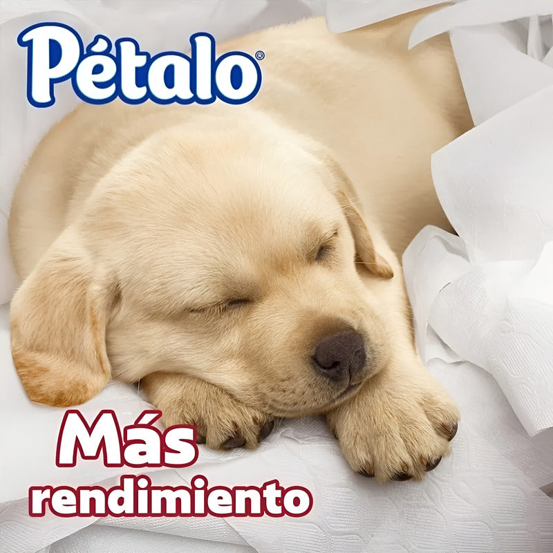 Papel Higiénico Pétalo Rendimax 12 Rollos De 320 Hojas