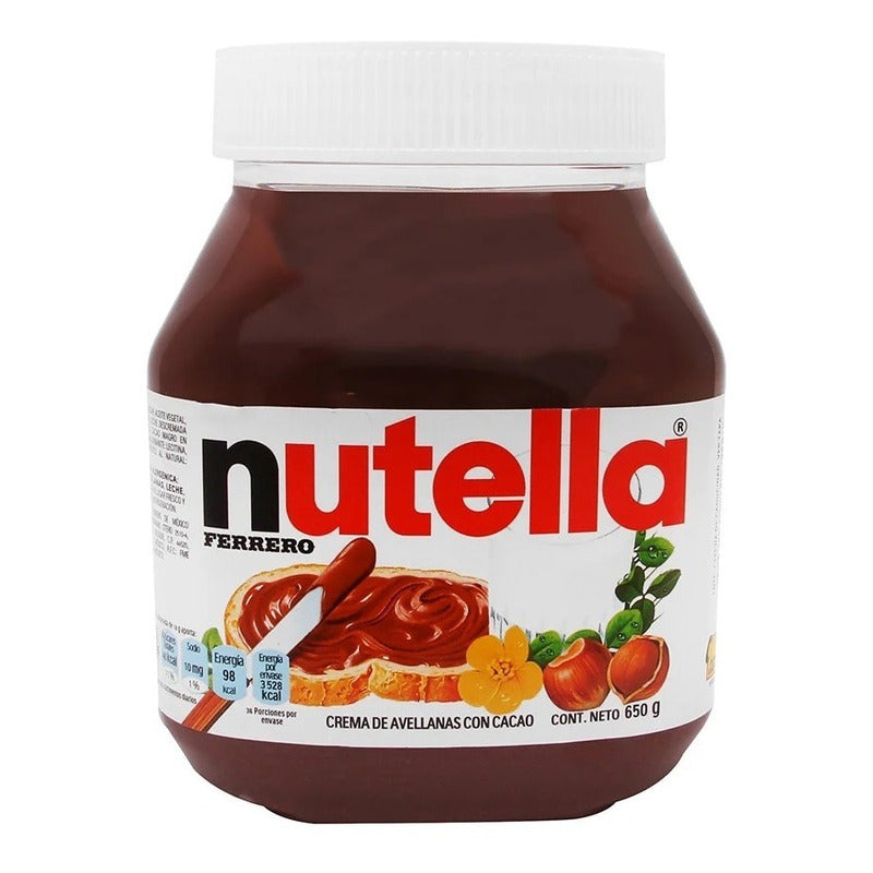 Crema De Avellanas Nutella Ferrero 650 Grs 2 Pack Ipg