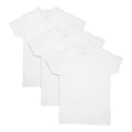 Playera Fol Cuello En V Blanco Con 3 Piezas