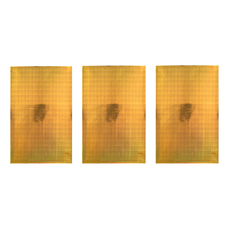 Papel Holográfico Diseño Puntos Color Oro De 40x50cm 15pz Oro Papel Holográfico Diseño Puntos