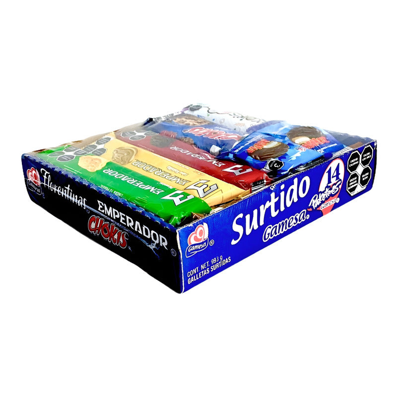 Surtido De Galletas Gamesa Paketines Con ( 14 Piezas )