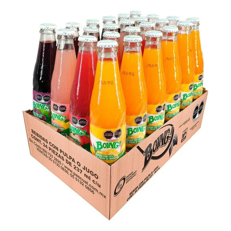 Boing Bebida Sabores Surtidos 24 Piezas De 237 Ml C/u