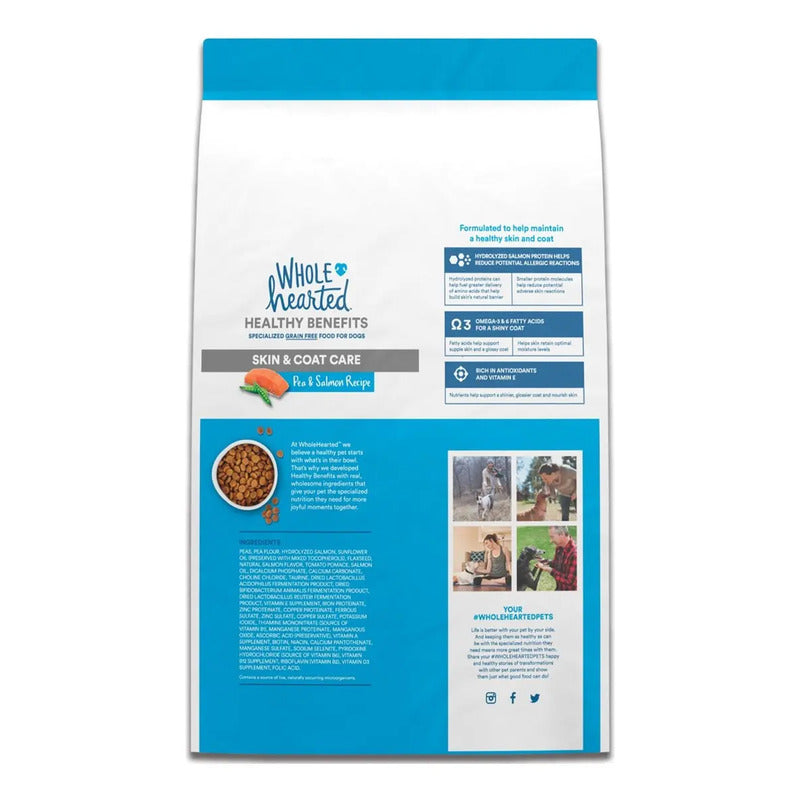 Wholehearted Perro Cuidado Pelo/piel 11 Kg Alimento Natural