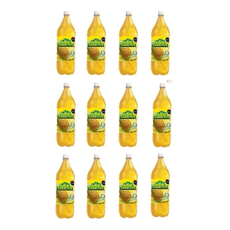 Refresco Jarritos Sabor Piña 12 Pz De 2 L