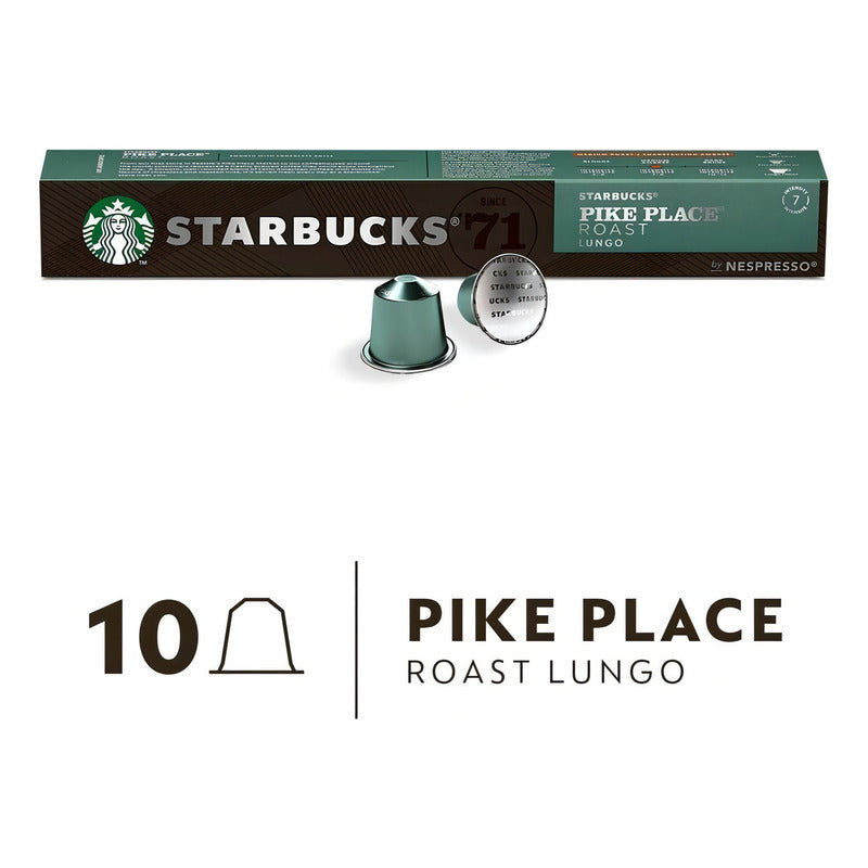 10 Cápsulas Starbucks Pike Place Roast Nespresso