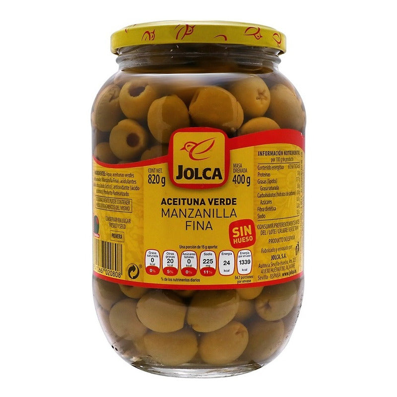 Aceituna Jolca Deshuesada 820 Gr 2 Pack Ipg