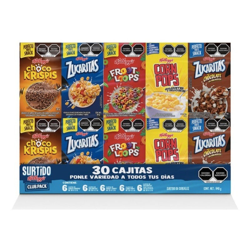 Kellogg's Surtido De Cereales 30pzas D