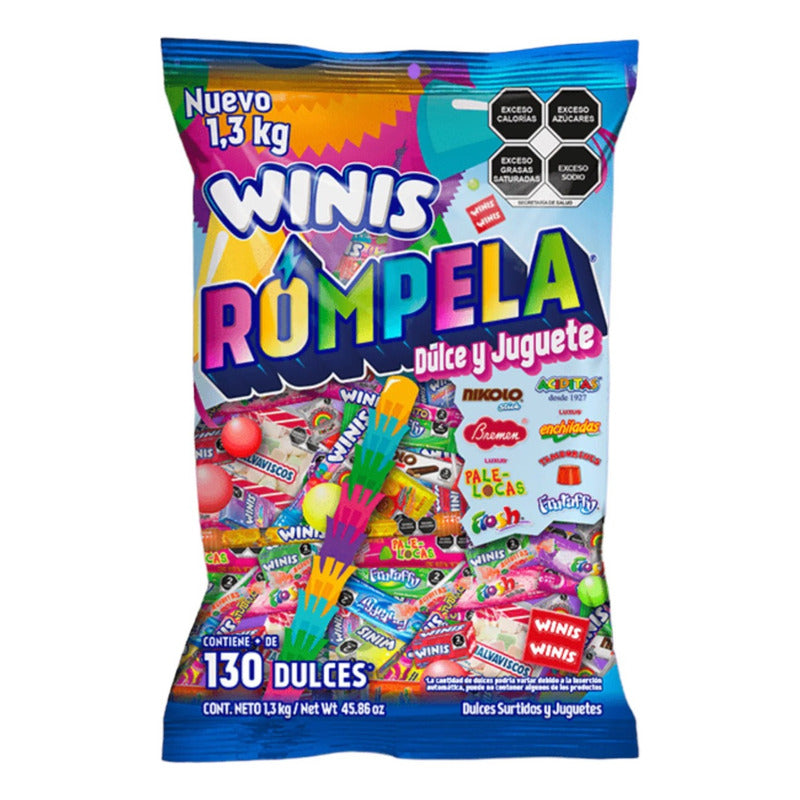 Winis Piñatero Rómpela Bolsa Surtida De 1.3 Kg