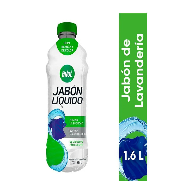 Jabón Líquido Pinol 1.6 L (3 Piezas)