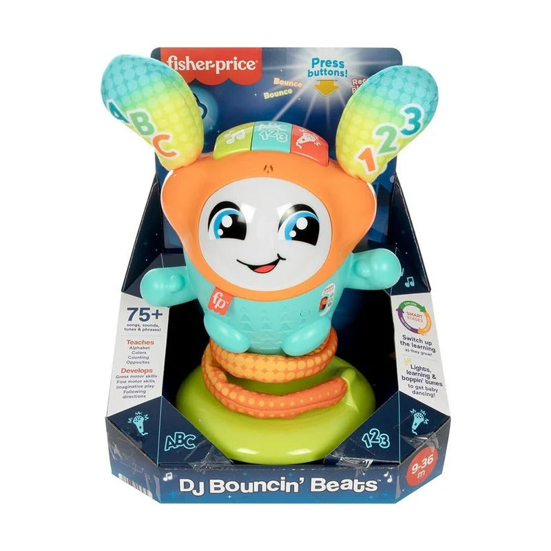 Juguete Para Bebés Fisher Price Dj Bouncy Salta Y Aprende