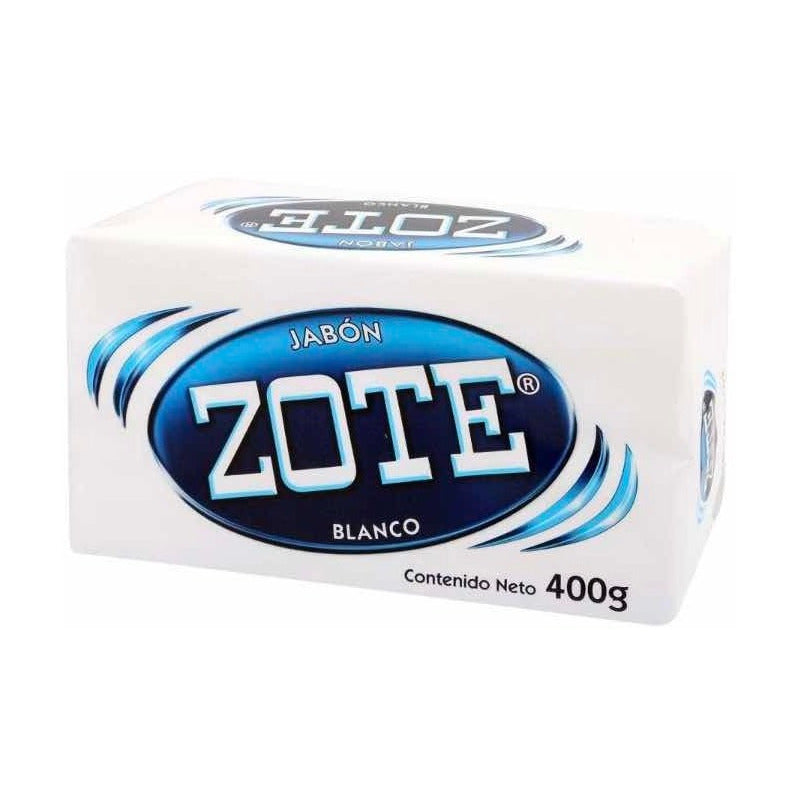 Jabón En Barra Zote Blanco 400g (25piezas)