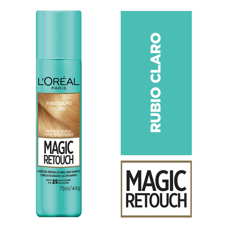 Loréal Paris Magic Retouch Tono Rubio Claro Para Cabello 75 Ml