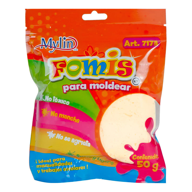 Fomi Suave Moldeable Color Caramelo 3 Piezas De 50g Caramelo