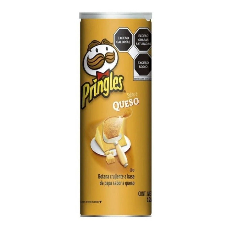 Papas Pringles Sabor A Queso 124 G 5 Pz  Lpg