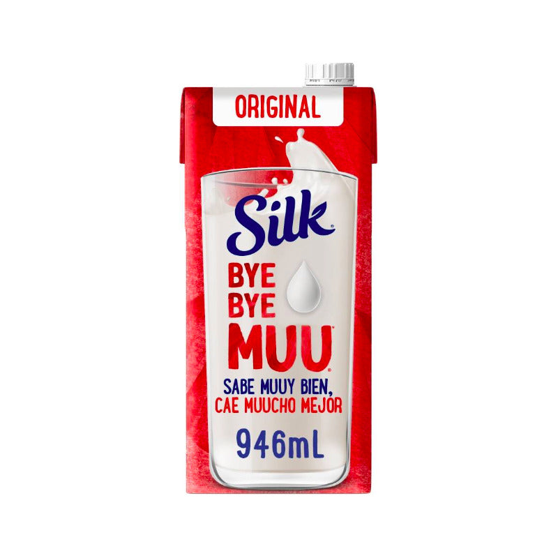 Bebida Vegetal Silk Bye Bye Muu Original De 6 Piezas 946ml