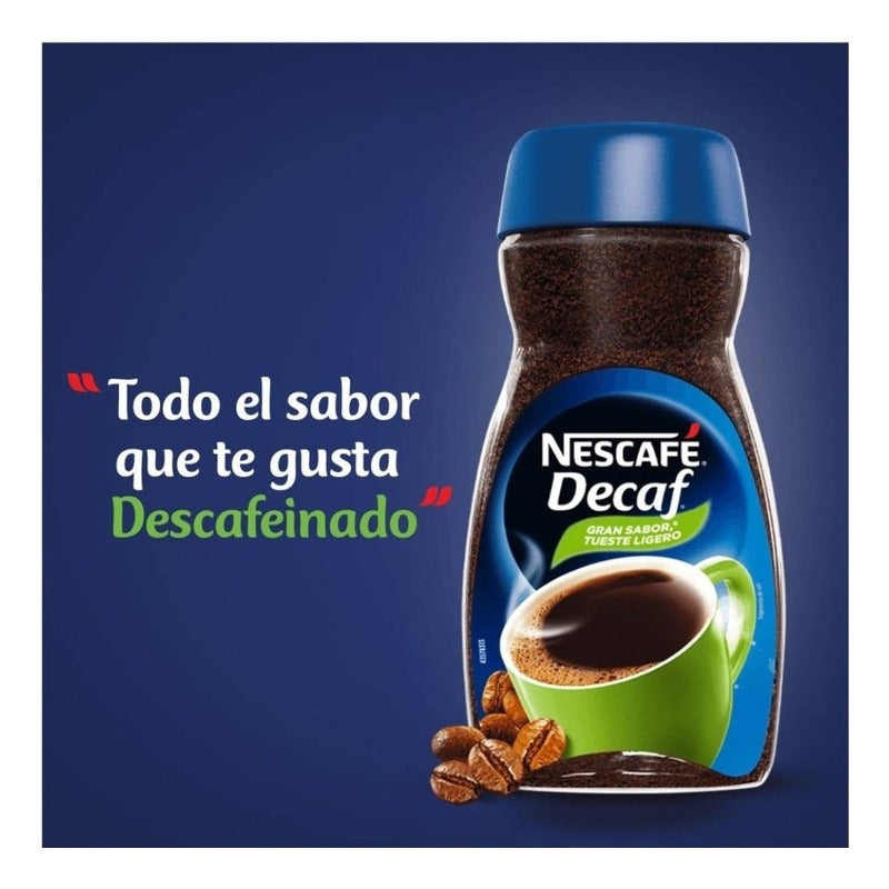 Café Soluble Nescafé Decaf Sin Cafeína Descafeinado 300gr