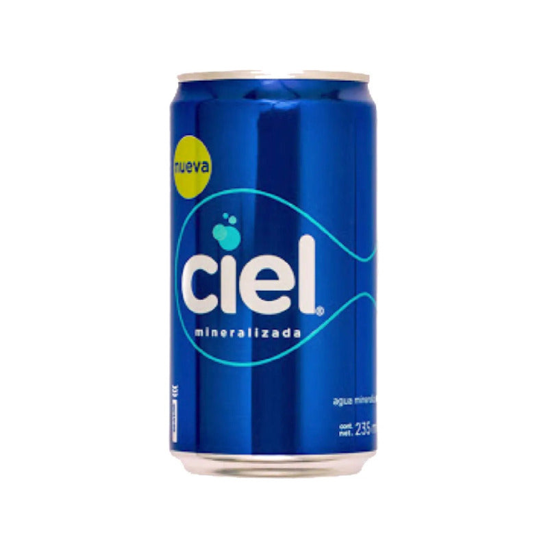 Agua Mineralizada Ciel 8 Latas De 235 Ml C/u