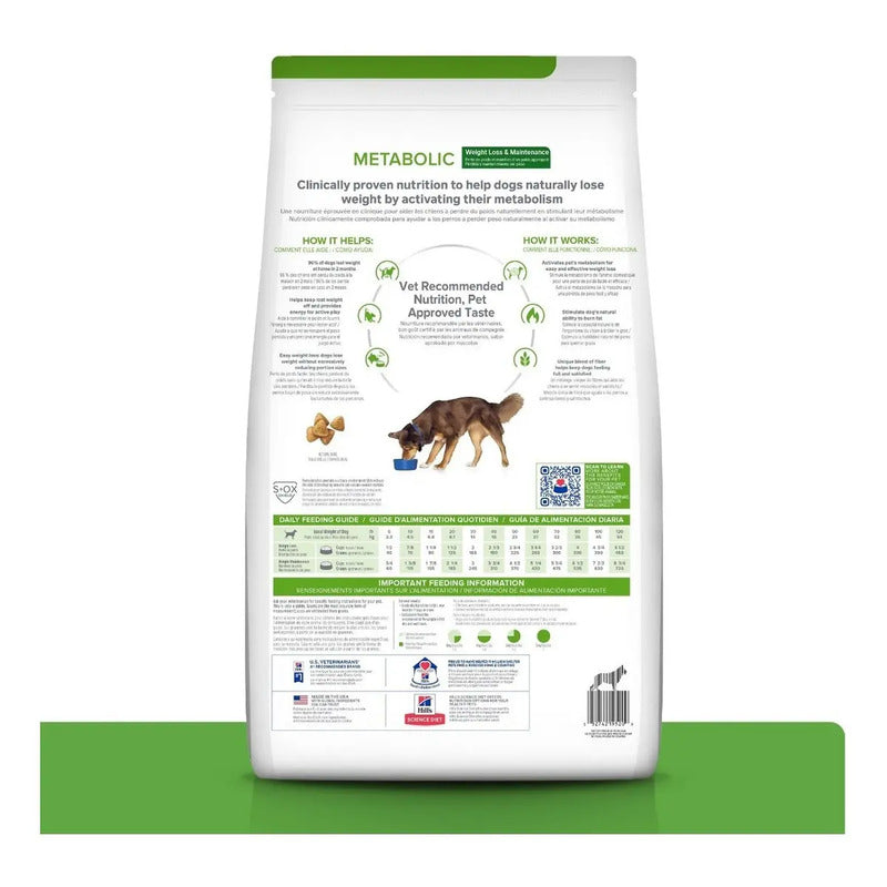 Alimento Hill's Prescription Diet Metabolic + Mobility J/d Para Perro Adulto Sabor Pollo De 10.9 Kg