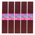 Papel Crepe Color Cafe De 50cm X 2m 10 Pliegos Café Papel Crepe