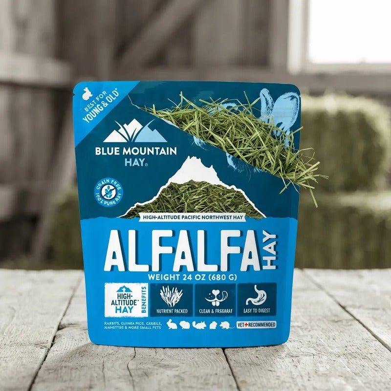 Blue Mountain Heno De Alfalfa Para Pequeños Mamíferos, 680 G