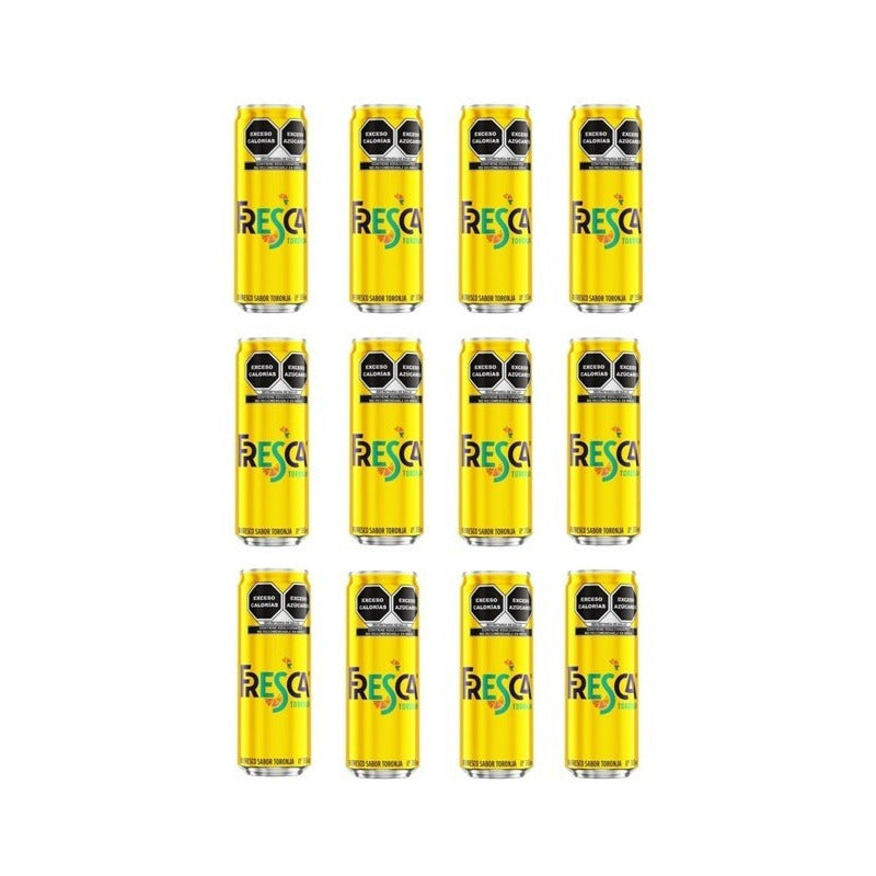 Refresco Fresca Sabor Toronja 12 Pz De 355 Ml