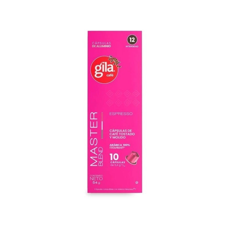 Cápsulas Café Gila Espresso  Compatibles  Sist Nespresso 54g