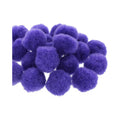 Mercería Pom Poms De 25mm Color Morado 2 Paquetes Con 100pz