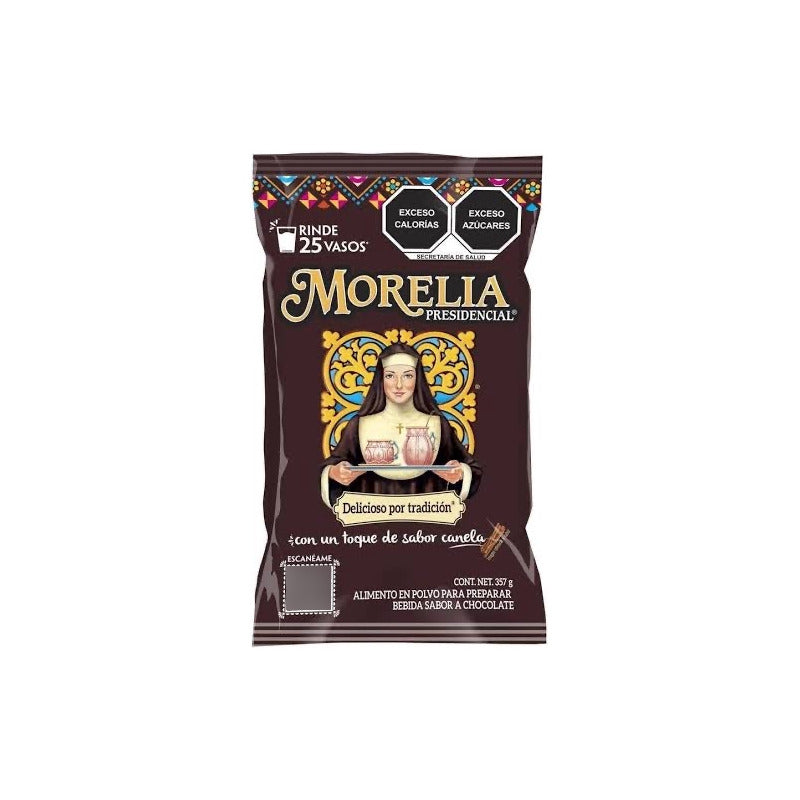 Chocolate En Polvo Morelia Presidencial De 357g (4piezas)
