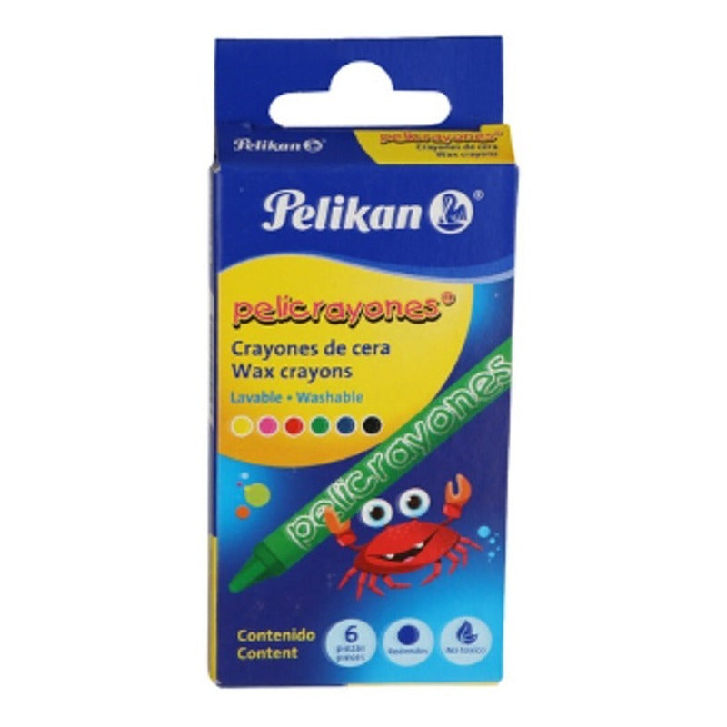 Crayon Pelikan Redondo Delgado 15 Cajas Con 6 Pz C/u