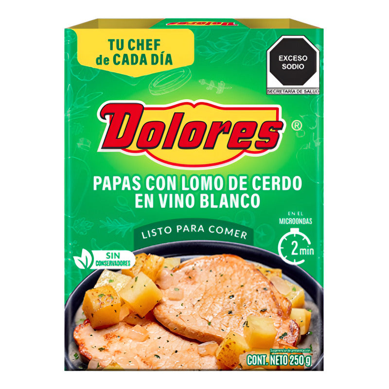 Lomo De Cerdo Con Papas En Vino Blanco Dolores 1 Paq De 250g