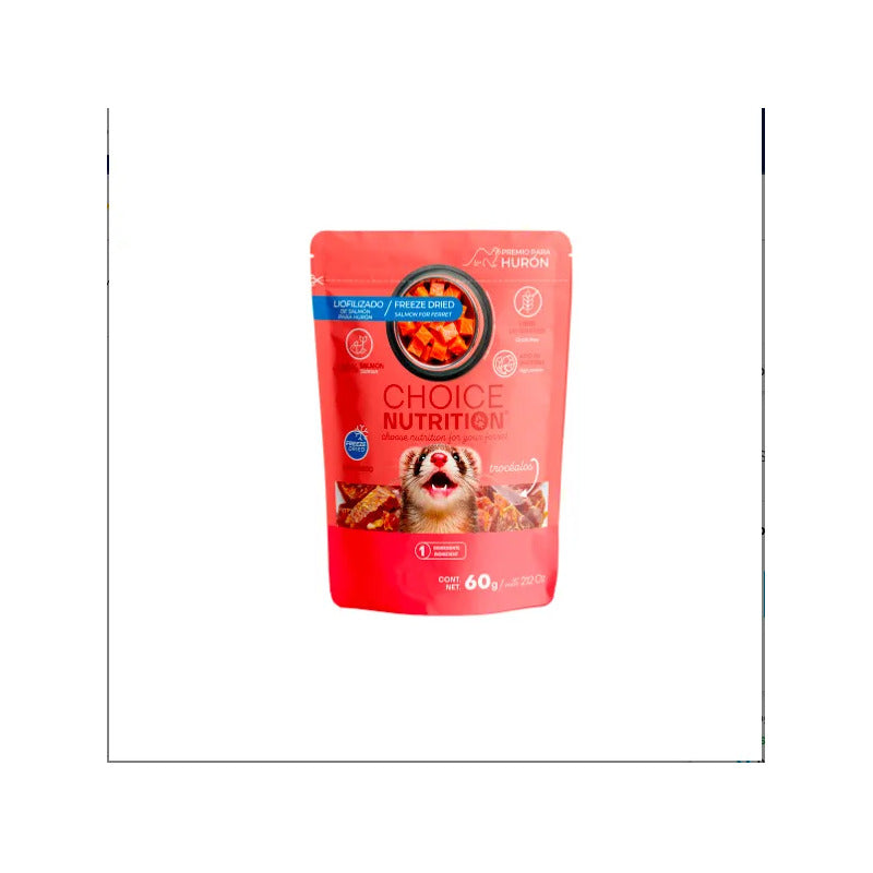 Choice Nutrition Premios Liofilizados De Salmón Hurón, 60 G