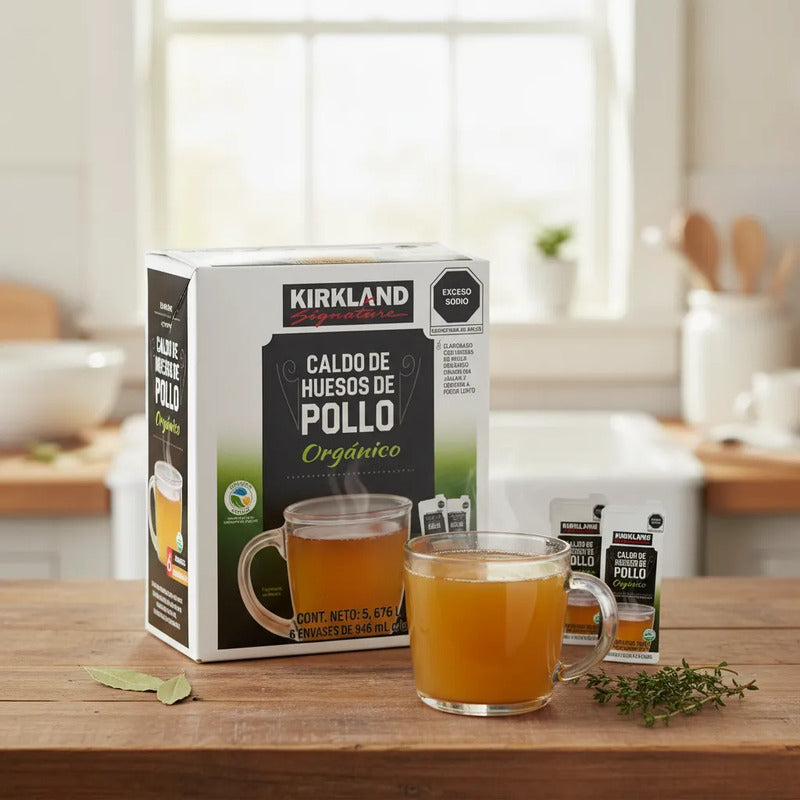 Caldo De Pollo De Huesos Kirkland