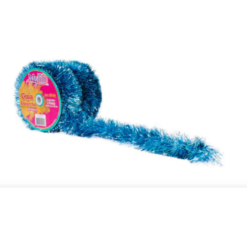 Escarcha Color Azul Mate 1 Carrete De 9cm X 25m