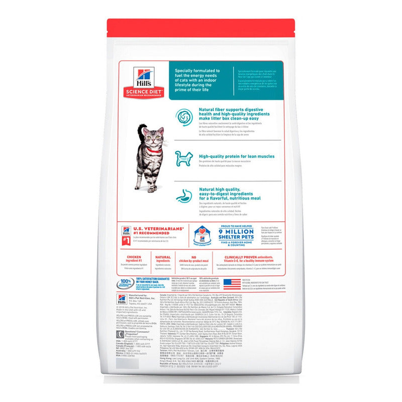 Alimento Seco Gato Adulto Hill's Science Diet Pollo, 7kg
