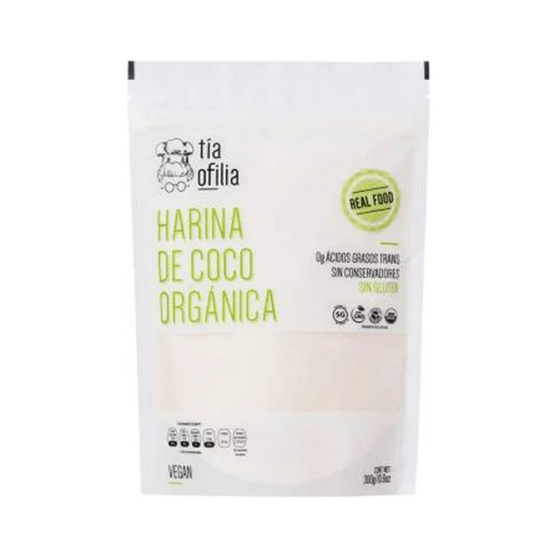 Harina De Coco Tía Ofilia Orgánica 3 Piezas De 300gr