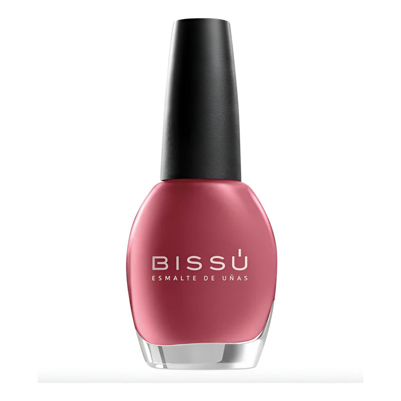 Esmalte De Uñas Bissú Color Magenta 3 Piezas De 15ml Magenta