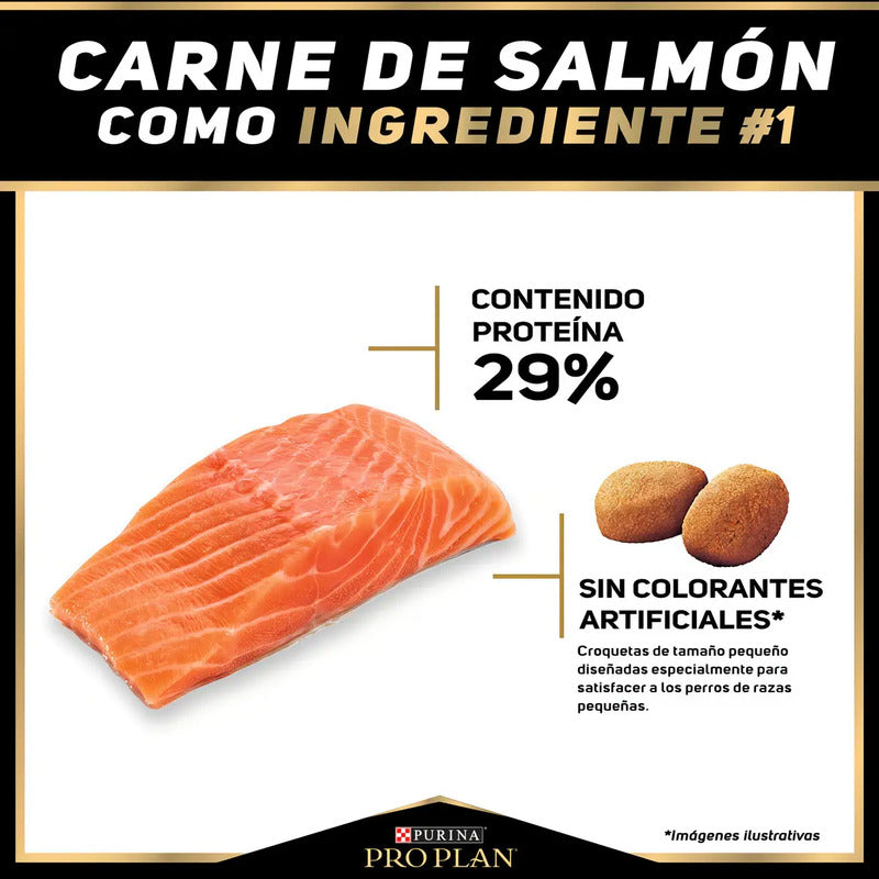 Alimento Pro Plan Optiderma Sensitive Skin Adult Para Perro Adulto De Raza Pequeña Sabor Salmón Y Arroz De 7.5 Kg