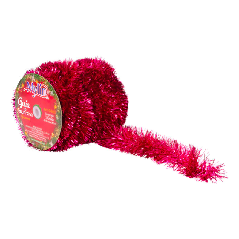 Escarcha Metálica Color Fiusha 1 Carrete De 9cm X 30m